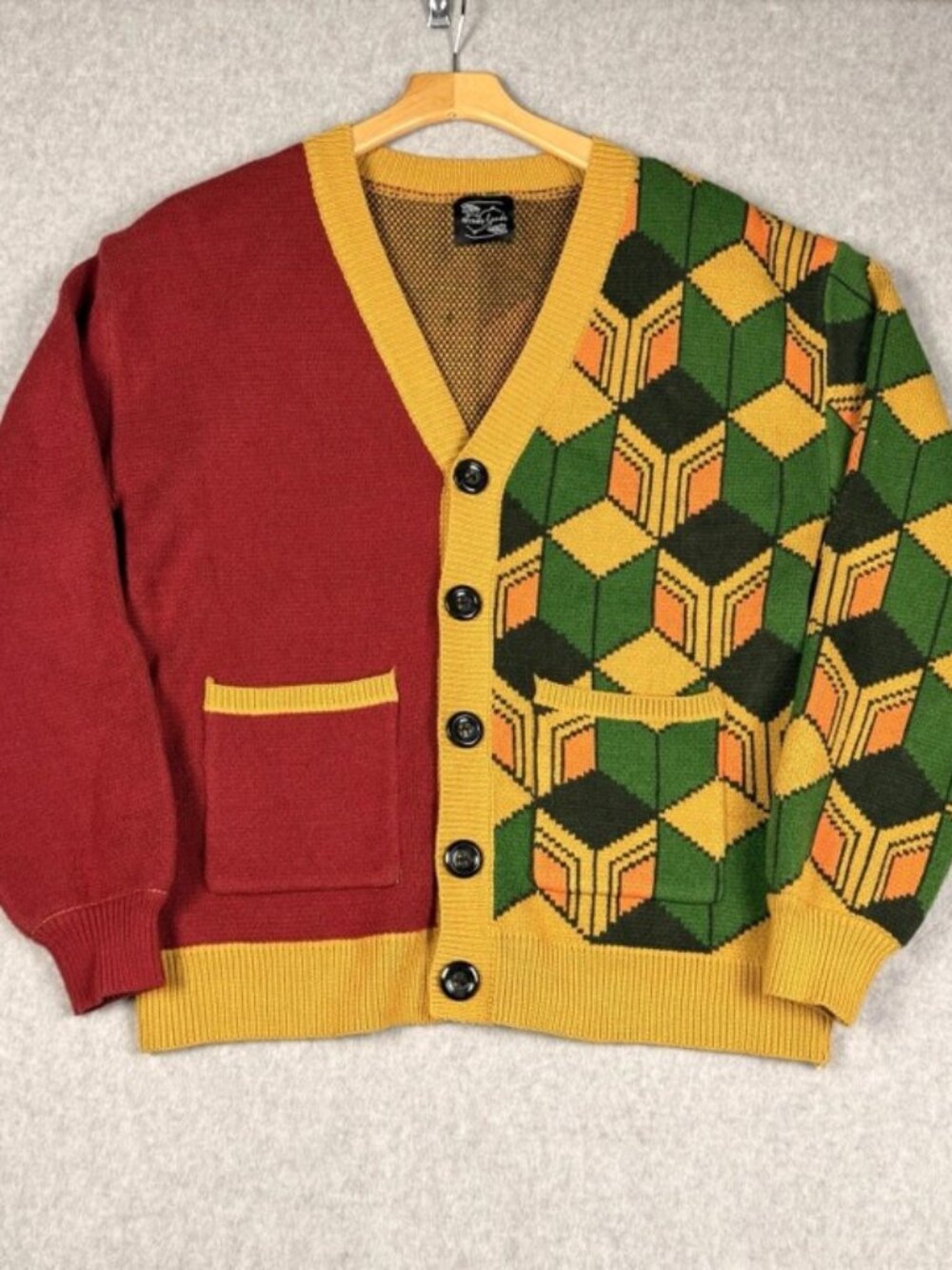 Steady Hands Giyu Tomioka Demon Slayer Colorblock Cardigan S/M Unisex Cosplay
